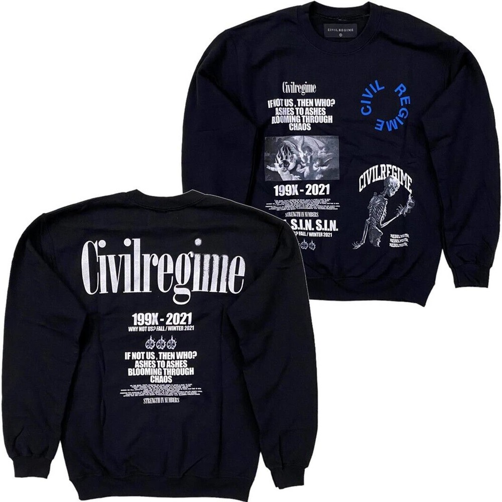 Civil Regime by Darc Sport Men's It's Not Over Crewneck Sweatshirt